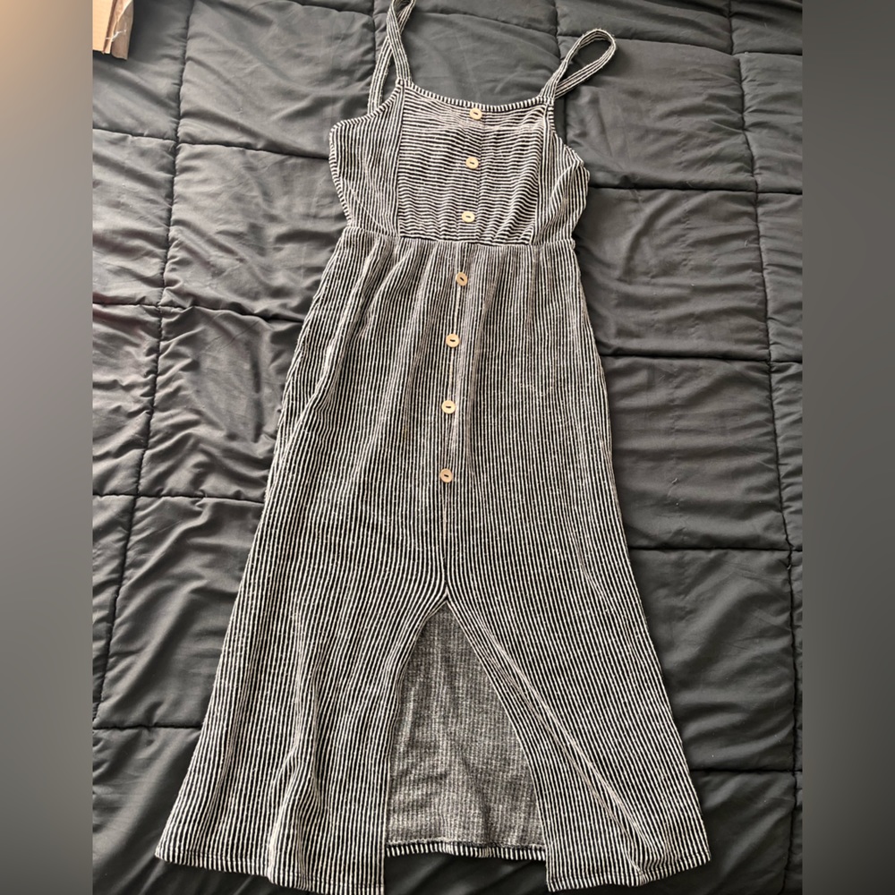 Stripped Midi Dress